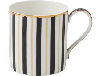 Maxwell & Williams Teas & C's Regency Straight Mug 380ml Black Gift Boxed