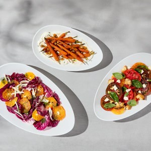 Maxwell & Williams White Basics Oval Platter Bundle: Consists of 1x 30x18cm + 1x 35x21cm + 1x 40x24cm