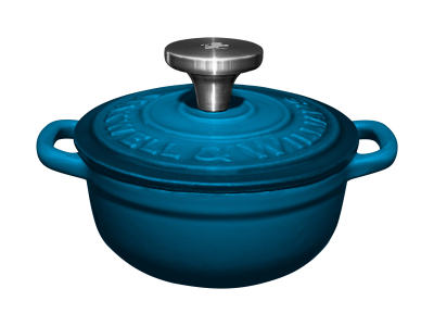 Maxwell & Williams Cast Iron Cocotte Midnight Blue 9.5cm Gift Boxed