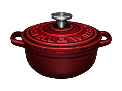Maxwell & Williams Cast Iron Cocotte Merlot 9.5cm Gift Boxed