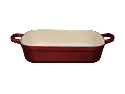 Maxwell & Williams Cast Iron Roaster Merlot 28x21cm Gift Boxed
