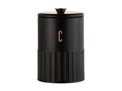 Maxwell & Williams Astor Coffee Canister 11x17cm 1.35L Black