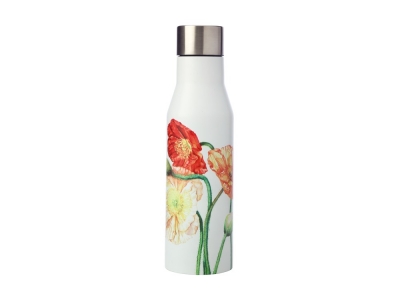 Maxwell & Williams Katherine Castle Floriade Double Wall Insulated Bottle Poppies 400ml