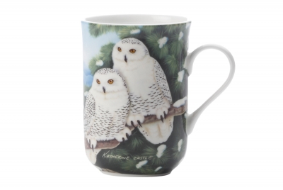 Maxwell & Williams Birds Of The World Mug Snowy Owls  300ml