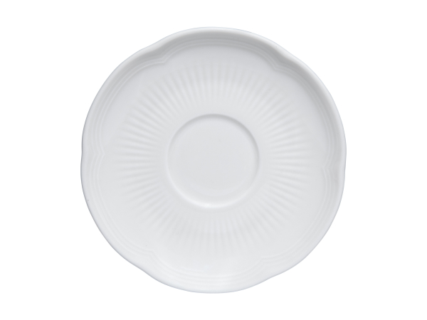 Maxwell & Williams White Basics Rococo Demi Cup & Saucer 90ml