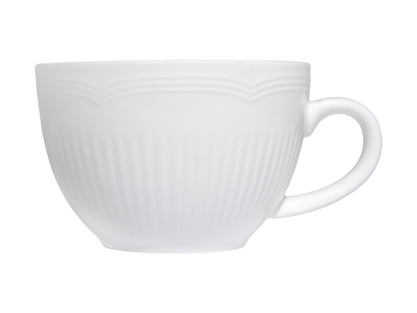 Maxwell & Williams White Basics Rococo Cup & Saucer 240ml