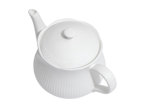Maxwell & Williams White Basics Rococo Teapot 570ml Gift Boxed