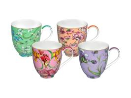 Maxwell & Williams Estelle Michaelides Mystique Coupe Mug 400ml Set of 4 Assorted Gift Boxed