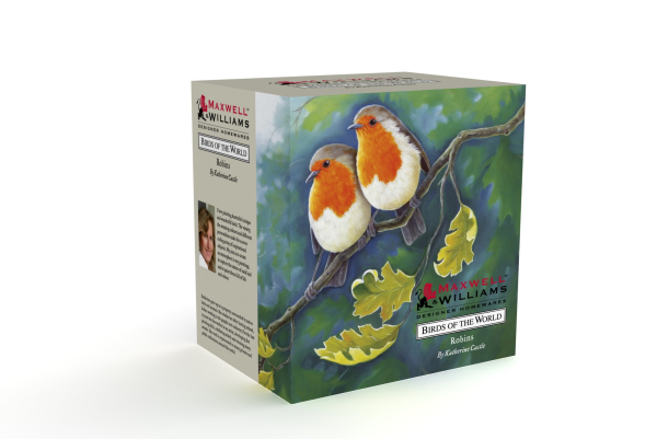Maxwell & Williams Birds Of The World Mug Robins  300ml
