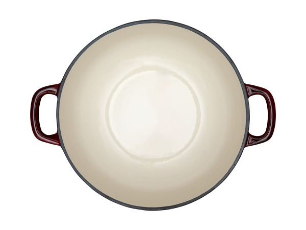 Maxwell & Williams Cast Iron Round Casserole Merlot 24cm Gift Boxed