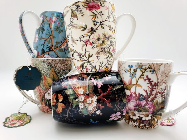 Maxwell & Williams William Kilburn Coupe Mug Summer Blossom 400ml Gift Boxed