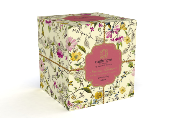 Maxwell & Williams William Kilburn Coupe Mug Summer Blossom 400ml Gift Boxed