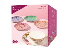 Maxwell & Williams Estelle Michaelides Mystique Coupe Dinner Set 12pc Gift Boxed
